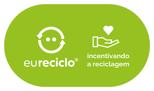 Selo Eu Reciclo — compromisso com reciclagem e sustentabilidade